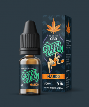 Green Queen CBD liquid - Mango
